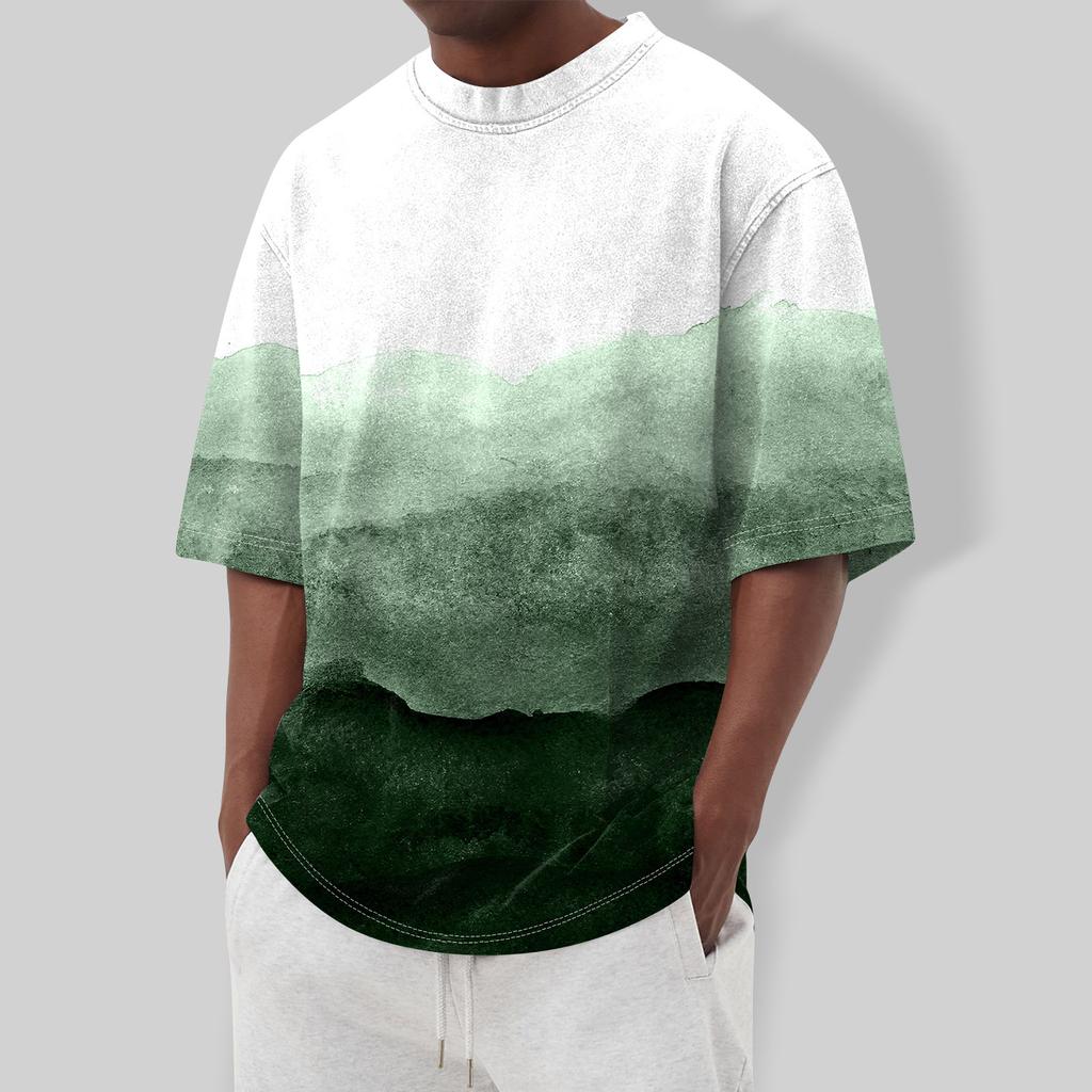 Мужская футболка Футболки с графическим текстом Pool3D печать Уличная повседневная одежда с короткими рукавами и принтом Базовая одежда