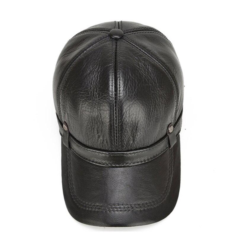 Northwood Бейсболки из натуральной кожи с наушниками Snapback, мужские зимние бейсболки, шапки