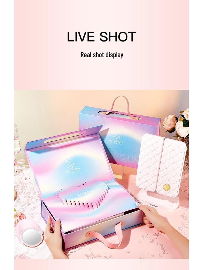 LED Lighted Tabletop Beauty Mirror - Perfect Holiday Gift for Girlfriend or Best Friend