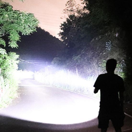 2Pcs LED Flashlight IPX5 Waterproof 5 Modes Adjustable USB Rechargeable Super Bright Portable Outdoor Fishing Hiking Camping Handheld Torch