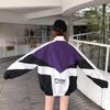Spring Mens Varsity Jackets Women Windbreaker Loose Patchwork Thin Casual Autumn Retro Casual Color Block College Coats Unisex