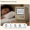 Adjustable Brightness Retro MacLock Clock Computer-Inspired Desk Clocks Gifts Pixel Alarm Clocks
