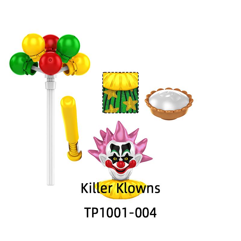 TP1001 Убийственные Клоуны Фигурки Модели Строительные Блоки Набор MOC Кирпичей Подарки Игрушки
