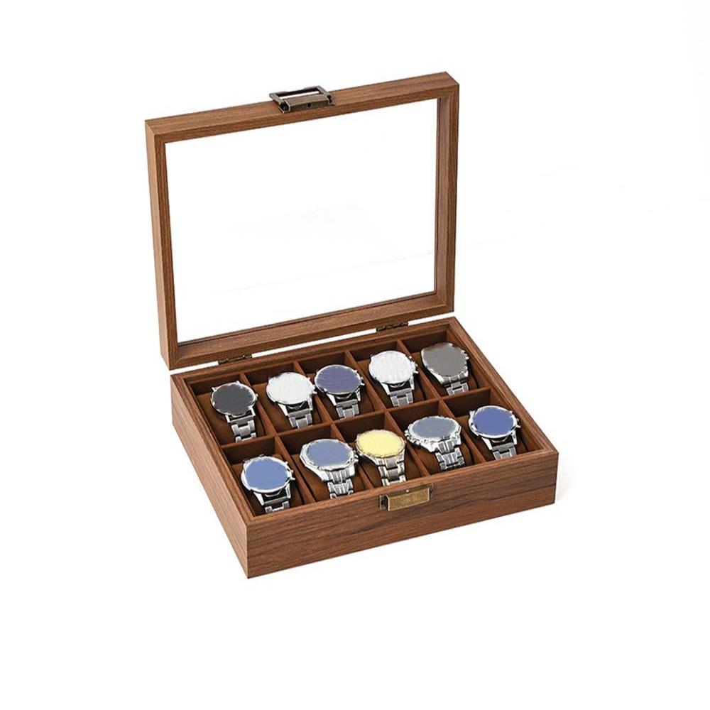 Walnut Wood Wooden Watch Box Soft Watch Pillow Watch Display Box Watch Storage Box  Gift Packaging