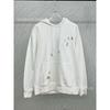 Unisex Cotton Hoodie With Embroidered Letter Sailboat Design Loose Fit Casual Sweatshirt Daily Wear