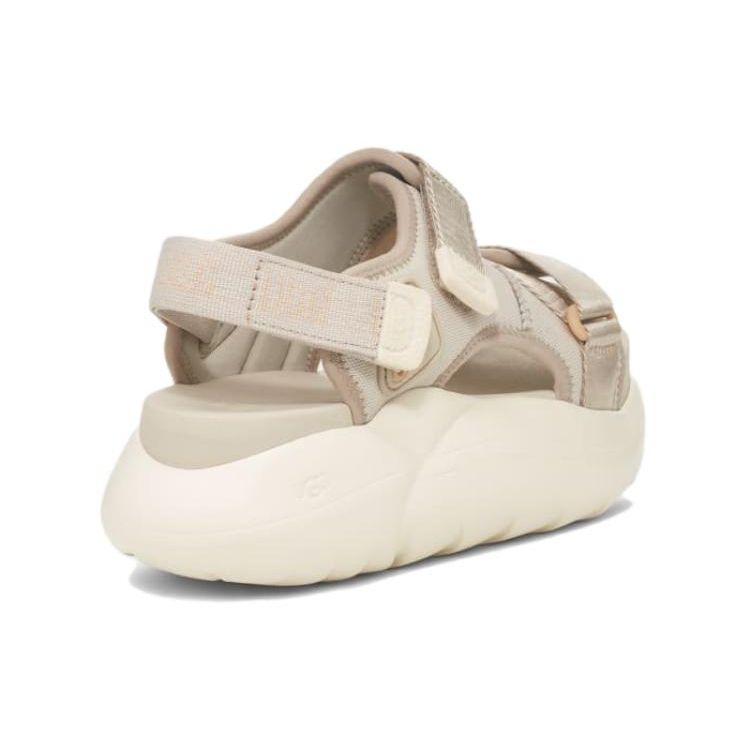 UGG Универсальные пляжные сандалии с круглым носком, женские сандалии бежевого цвета 1152688-CERA