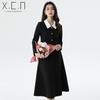 Роскошный женский костюм-юбка в стиле Xiangchunniao Hepburn Style: Уменьшает талию, профессионально и элегантно подходит для поездок на работу.