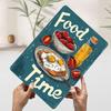 Food Time Breakfast Tin Plaque Poster Customized Wall Art Retro Vintage Metal Signs for Man Cave Gamer Room Decoration At Home