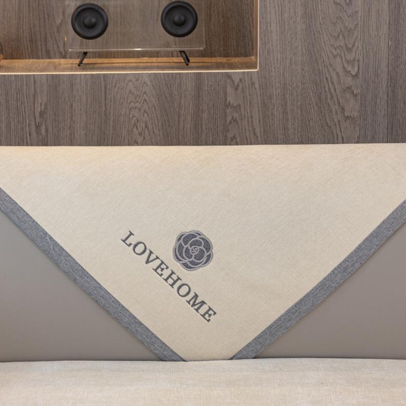 Роскошный вышитый чехол для дивана, мягкий, шенилловый, однотонный чехол для дивана для гостиной, современный, простой, универсальный, нескользящий, полотенце для дивана