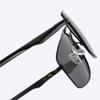 Men's and Women's Polarized Sunglasses with Aluminum Magnesium Temples, Color Mirror Lens for Driving & Fishing Outdoor