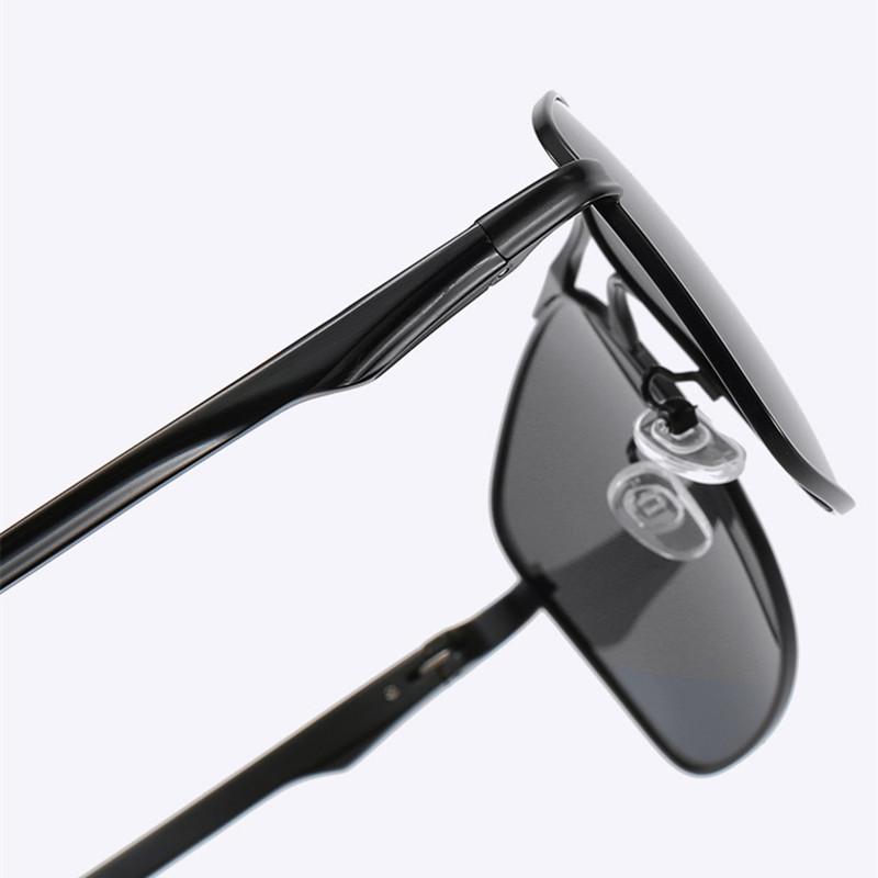 Men's and Women's Polarized Sunglasses with Aluminum Magnesium Temples, Color Mirror Lens for Driving & Fishing Outdoor