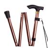 Outdoor Walking Stick Telescopic Baton Hiking Trekking Poles Folding Cane Crutches Pole for Elderly People
