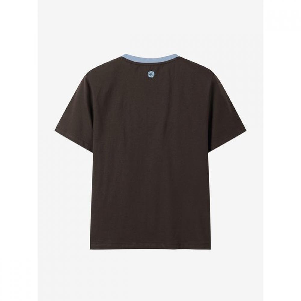 Cc Collect. Ringer Print Tee C262psm059