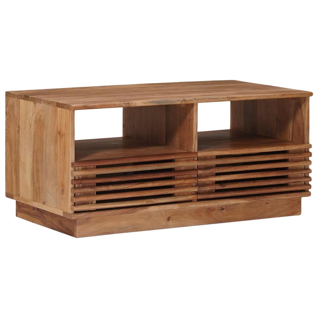 Handcrafted Coffee Table Teak Brown 85 x 45.5 x 40 cm
