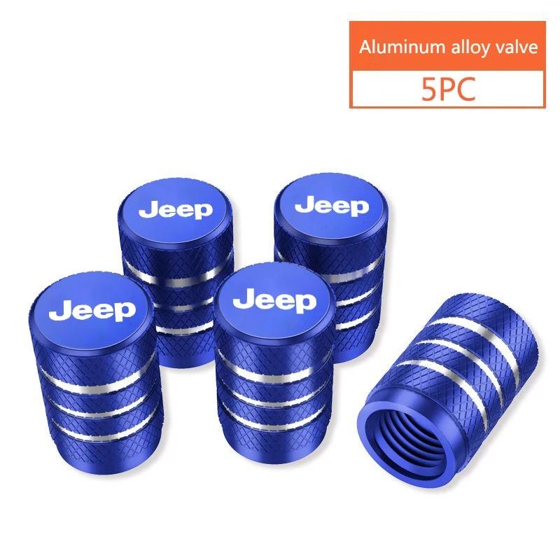 5 шт. Колпачки на ниппель шины автомобиля для Jeep Renegade Wrangler JK JL Grand Cherokee Compass Patriot, противоутечечные колпачки клапана колеса