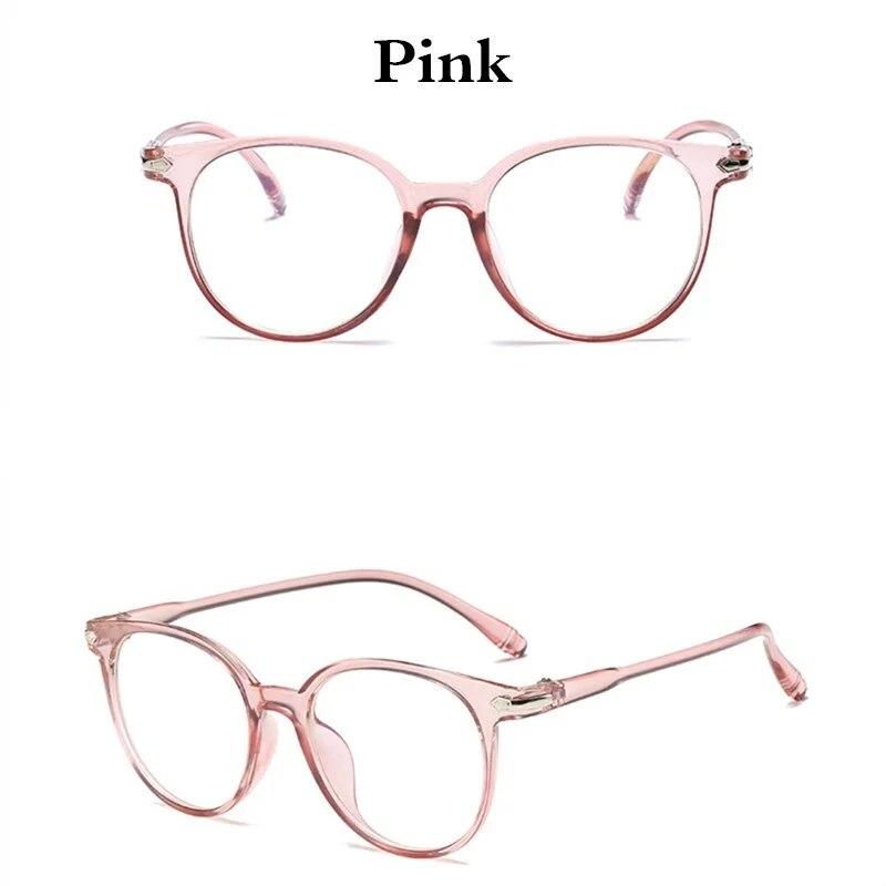 Round Clear Lens Glasses Candy Sweet UV400 Sunglasses Transparent 2022 New Glasses Summer Retro Mirrored Lens Fashion Goggle
