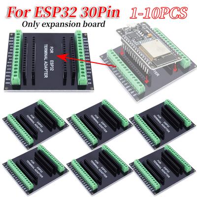 Плата расширения ESP32 CP2102 NodeMCU-32S Lua 30-контактная GPIO 1 в 2 плата разветвитель GPIO WiFi Bluetooth-совместимый модуль с низким энергопотреблением