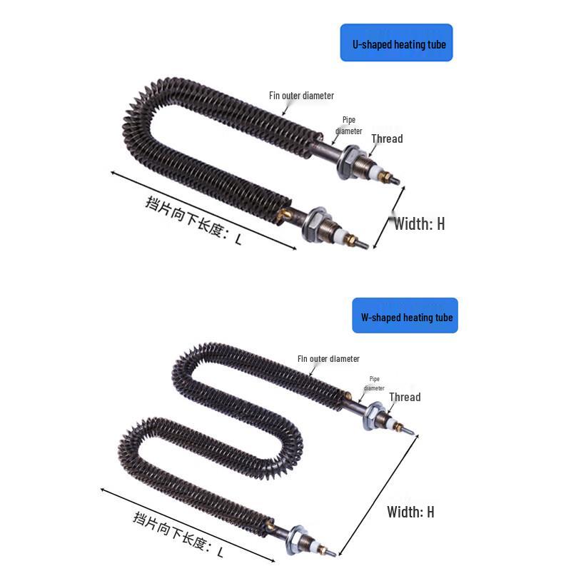 Haiyuan Shuangjia W-Type Finned Electric Air Heating Element