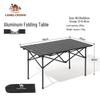 Outdoor Folding Aluminum Alloy Picnic Table