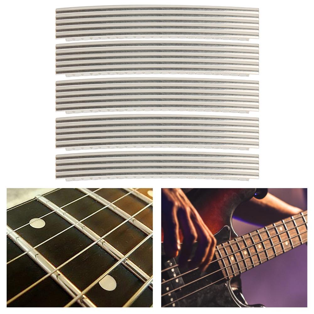 24PCS White Fret Wire Replacement 2.7mm Guitar Fret Wires Guitar Repair