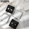 10pcs Jewelry Gift Boxes Square Treat Boxes Cardboard Jewelry Boxes with Lids Storage Box Party Favor Boxes Gift Wrap Box Gift Packaging Box