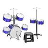 Электронный барабан Btuty Электронная барабанная установка Барабанная установка Джазовая барабанная установка со стулом 7 ударных инструментов Ударный инструмент для начинающих Подарок на праздник Толстый