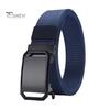 Мужской ремень с автоматической пряжкой, регулируемая длина, удобный холщовый пояс для тренировок на открытом воздухе, аксессуары для экипировки