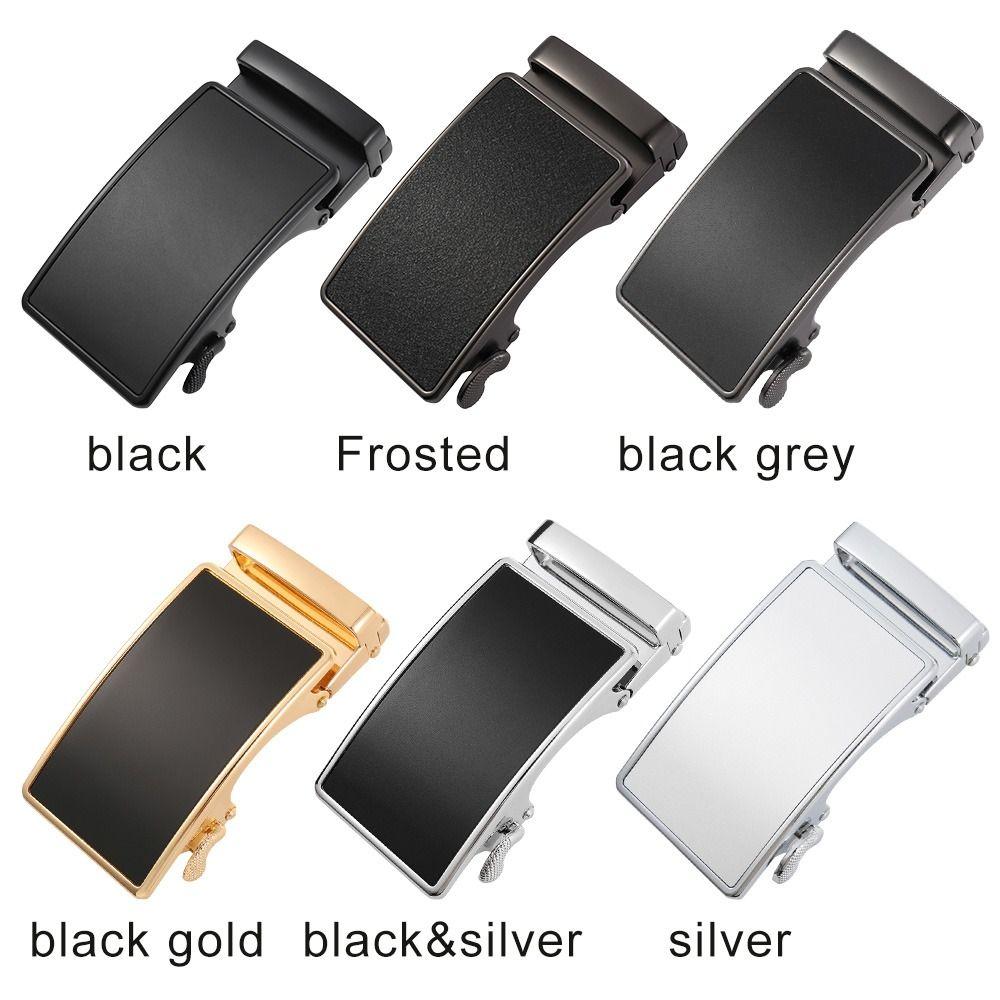 Zinc Alloy Craft DIY Holeless Classic Waistband Head End Bar 36mm Pin Buckle Belt Automatic Buckles