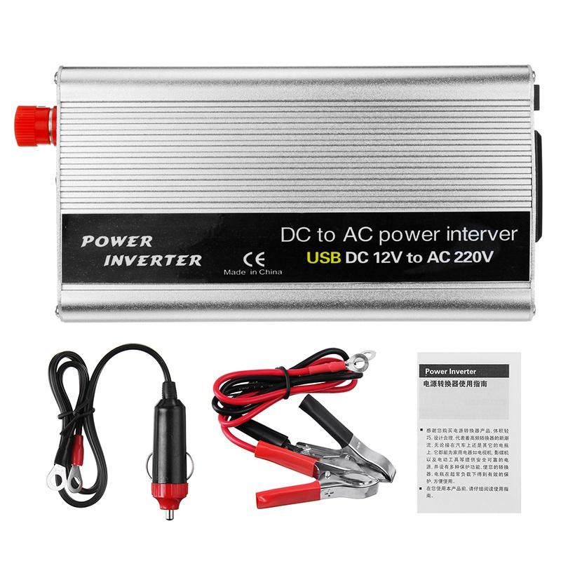 USB Charge 2000W Watt DC 12V To AC 220V Car Power Inverter Charger Converter Modified Sine Wave