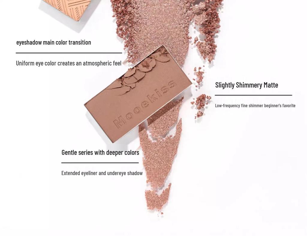 Палетка теней для век и контуринга Mooekiss Soul Mate из девяти цветов
