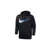 Warm Hooded Pullover Sport Sweatshirt Men Tops Black BV3868-010