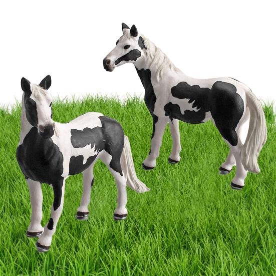 Модель лошади Ржавчиностойкая Отличное мастерство Микро декор Кнапостру Жеребец Пинт Кобыла