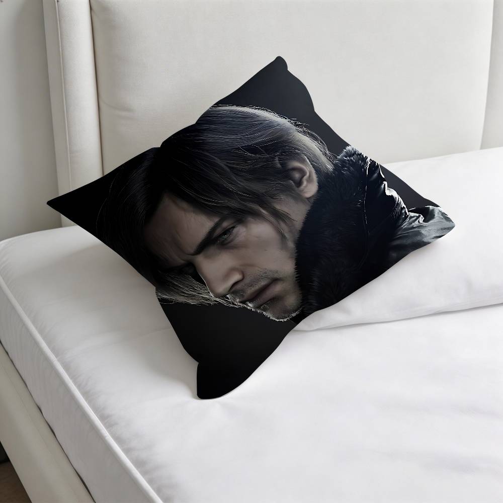 LLeon KKennedy Cool Fashion Square Pillow Case Durable Throw Pillow Cover for Sofa Couch Chair