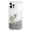 Guess Guhcp12Lglvssi Iphone 12 Pro Max6,7 Srebrny/Silver Hardcase Glitter Vintage Script