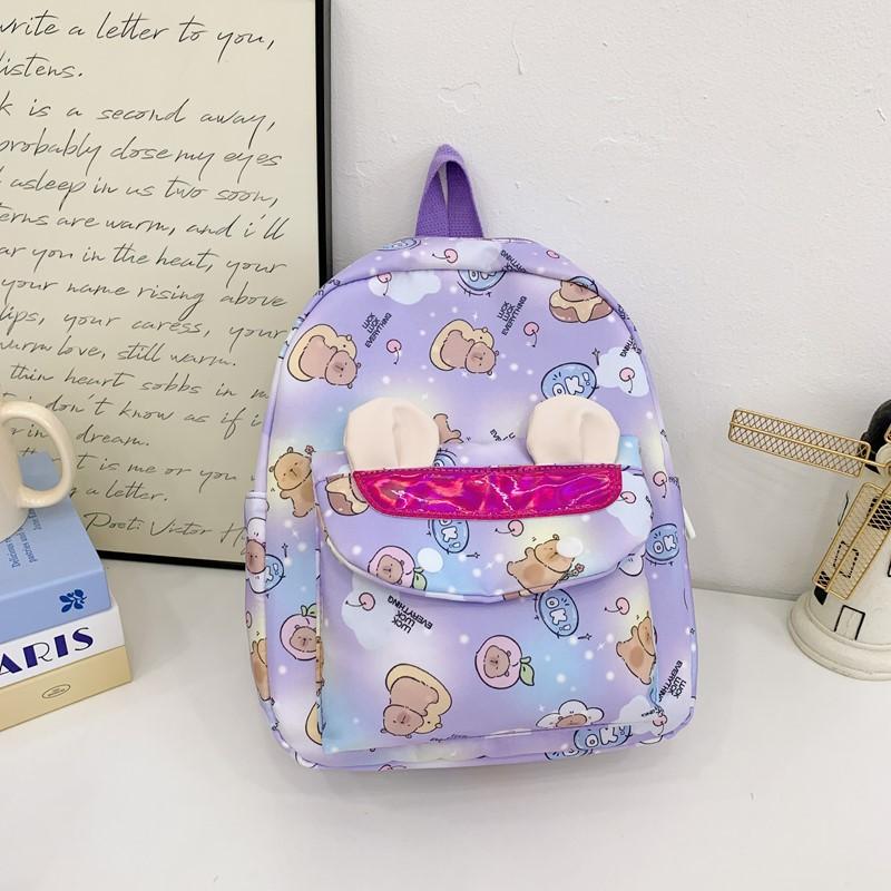 Модный школьный рюкзак, детский рюкзак с мультяшным рисунком, маленький класс, для мальчиков и девочек, повседневный рюкзак для перекуса