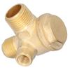 323 Обратный клапан 3-ходовой латунный резьбовое соединение Аксессуары для воздушного компрессора 7 мм 16 мм 14 мм