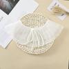 Bow Tie Shawl Women'S Same Versatile Decorative Fake Collar Double-Layer Organza Bottoming Fake Collar