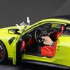 Новый 1:24 BMW THE M4 IM литой миниатюрный автомобиль из металла масштабная модель автомобиля звук свет имитация коллекция детский игрушечный автомобиль подарок