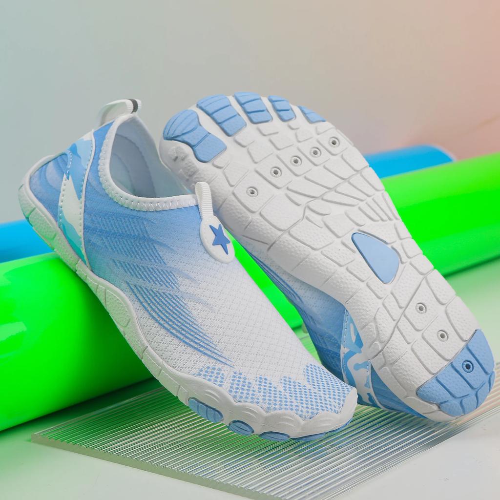 Women's Water Swimming Shoes Rubber Outsole Quick Drying Breathable Men's Swimming Shoes Beach Shoes Casual Exercise Bike