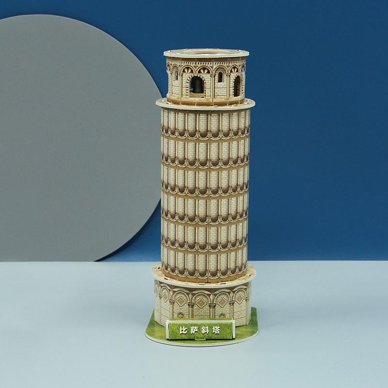 3D бумажная открытка Мировые известные архитектурные модели Пазл Ручная сборка DIY Развивающие игрушки для мальчиков Подарок