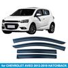 Дефлекторы боковых окон Chevrolet Aveo 2012-2018 Хэтчбек для защиты от дождя и солнца
