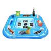 Floating Pool Game Table Inflatable Board Games Table with Cup Holders Floating Food Drink Bar Summer Pool Accessories for Adults And Kids