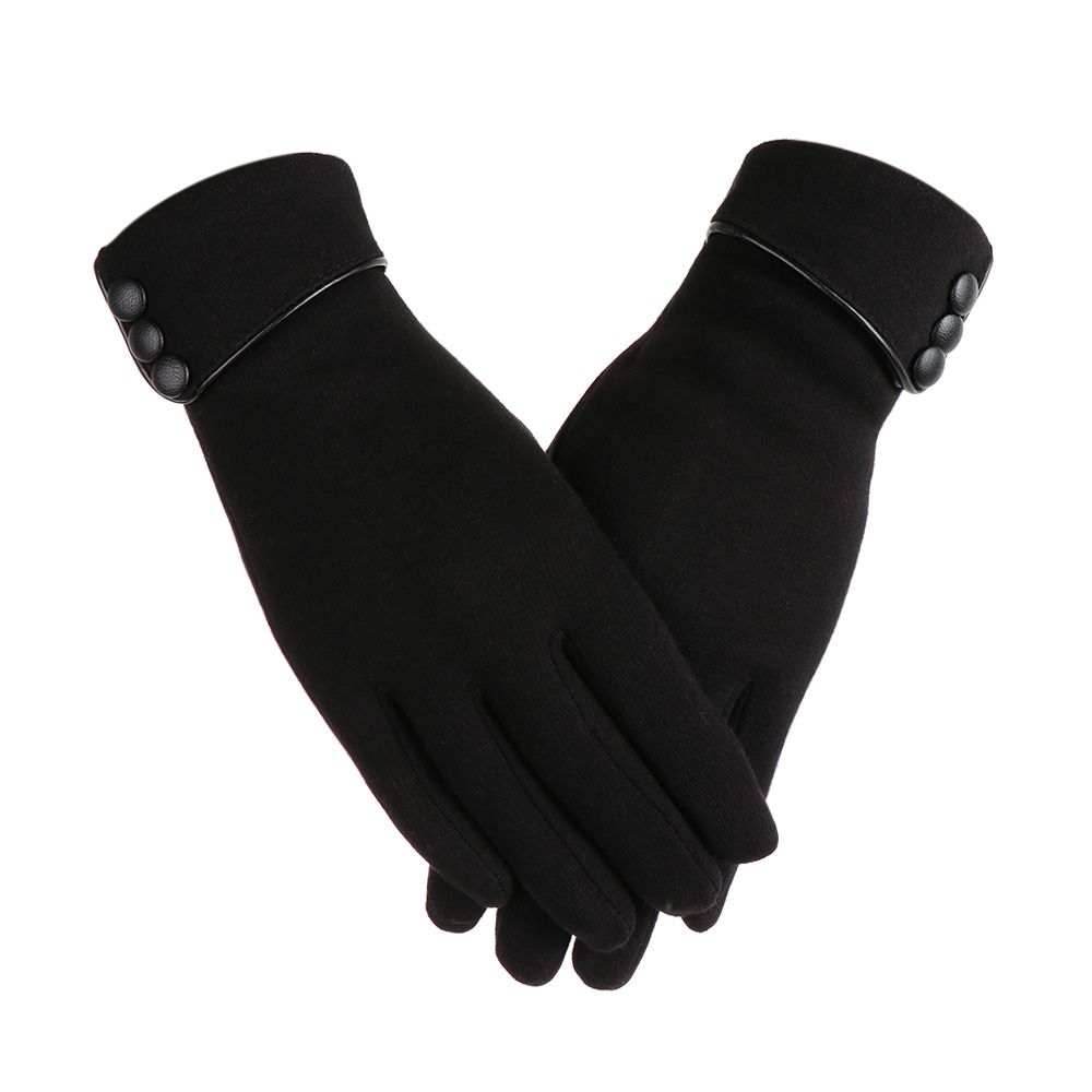 Women Thicken Winter Warm Plus Velvet Driving Mittens Touch Screen Gloves Skiing Gloves