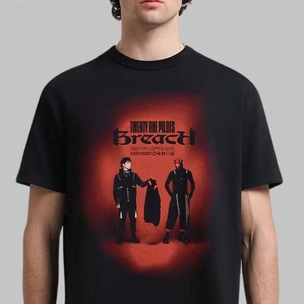 Футболка Twenty One Pilots Breach Альбом Унисекс Плотный Хлопок Все Размеры