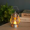 Retro LED Kerosene Lamp Candle Light - Handheld Holiday Decoration and Creative Atmosphere Ornament.