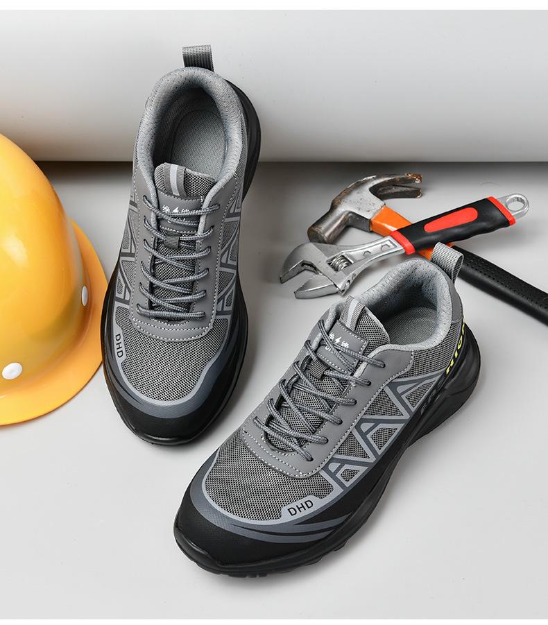 Мужская изолированная рабочая обувь для электриков - пластиковый носок, устойчивый к ударам и проколам