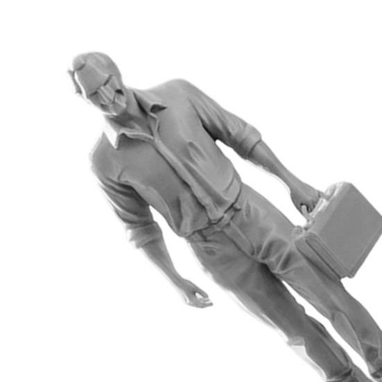Статуэтка бизнесмена на стол Yousheng, 3D-печатный офисный декор для мужчин, Фигурка руководителя с портфелем, Мотивирующий подарок для домашнего офиса