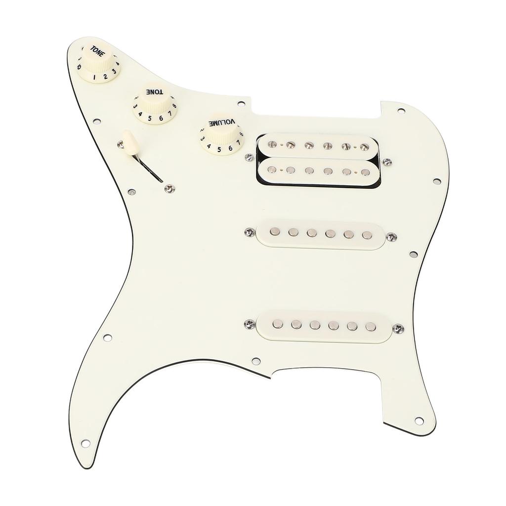 11 Hole SSH Pre Wired Guitar Loaded Pickguard Replacement Set for FD ST Electric Guitar