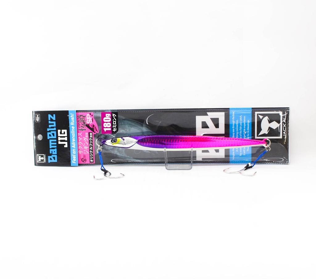 Jackall Metal Jig Bambluz Semi Long 180 Grams P Pink Glow (2650)