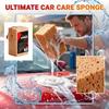 High-Foaming Car Wash Sponge Thickened Large Size 21x11x8cm Durable Soft Cleaning Sponge for Vehicle Surface Care and Maintenance